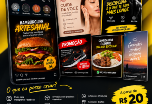 Eu vou criar artes profissionais para sua empresa