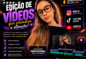 Eu vou editar vídeos de forma profissional, rápida e dinâmic...