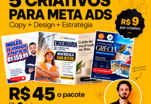 Eu vou fazer criativos estáticos que convertem