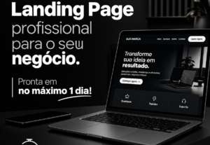 Eu vou fazer sua landing page em 1 dia.