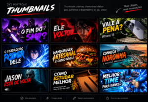 Eu vou criar uma thumbnail profissional e chamativa para voc...