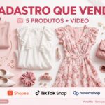 Eu vou cadastrar seus produtos de moda na Shopee