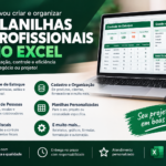 Eu vou criar uma planilha profissional no Excel