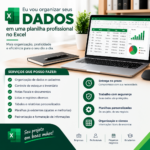 Eu vou organizar seus dados no Excel