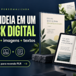 Eu vou criar seu pack PLR com e-book, imagens e textos