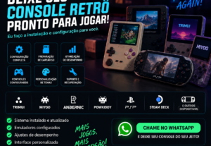 Eu vou configurar seu console retrô para jogar