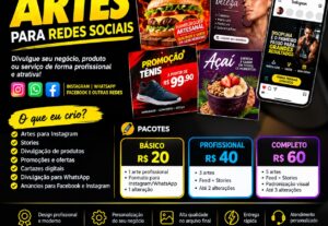 Eu vou Criar artes para Instagram e anúncios