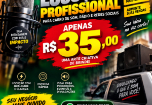 Eu vou Criar um áudio personalizado para seu comércio
