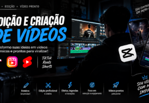 Eu vou criar e editar seus vídeos curtos