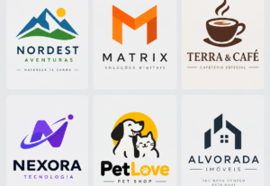 Eu vou criar um logotipo simples e moderno para sua marca