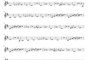 Eu vou Transcrição de partituras para compositores e bandas.