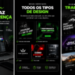 Eu vou criar designs profissionais para sua marca.