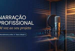 Eu vou narrar e dar voz ao seu produto