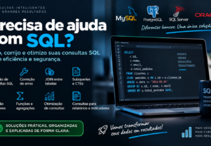 Eu vou criar ou corrigir sua consulta SQL rapidamente