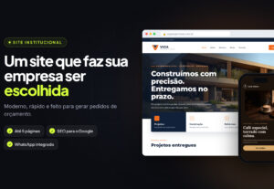 Eu vou criar o site moderno e profissional da sua empresa