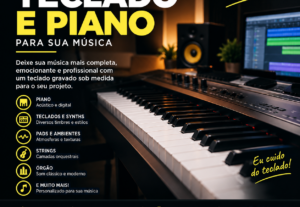 Eu vou Gravar Teclado para sua Música