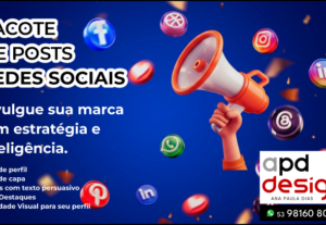 Eu vou Pacote Social Media - Redes Sociais
