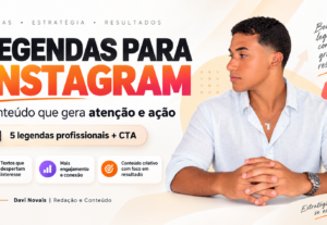 Eu vou Vou criar legendas para seu Instagram