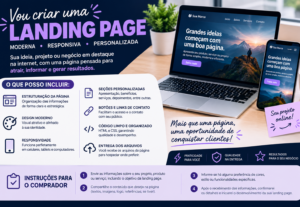 Eu vou fazer sua landing page