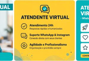 Eu vou ser sua atendente virtual