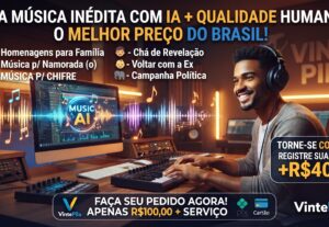 Eu vou criar a música que você quiser