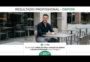 Eu vou fazer edição de fotos, remoção de objetos e ajustes