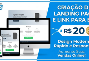 Eu vou Vou criar uma Landing Page ou Link para Bio