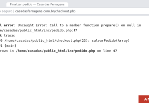 Eu vou corrigir 1 erro no seu site em PHP, HTML e outros.