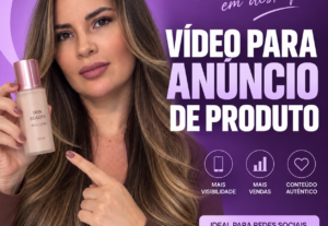 Eu vou Fazer Vídeo para Anúncio de produto
