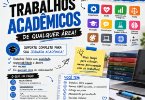 Eu vou fazer trabalhos acadêmicos, tcc, artigos, ect.