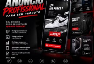 Eu vou vou criar um anuncio profissional para seu produto
