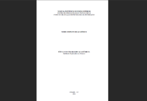 Eu vou revisar o seu TCC/artigo e adequá-lo às normas ABNT.