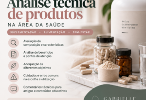 Eu vou Análise técnica de produtos na área da saúde