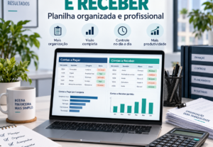 Eu vou organizar suas contas a pagar e receber em planilha