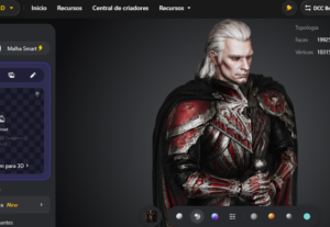 Eu vou criar um modelo 3D a partir de uma imagem.