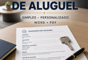 Eu vou Fazer seu contrato de aluguel personalizado