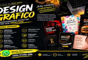 Eu vou Design Gráfico Profissional | Artes Personalizadas.