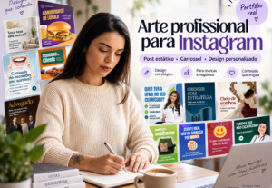 Eu vou Criar uma arte profissional para seu Instagram