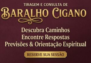 Eu vou tirar 3 perguntas objetivas no baralho cigano