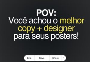 Eu vou criar seu post + copy pronta para publicar