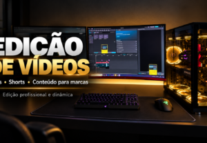 Eu vou editar profissionalmente seu vídeo para redes sociais...