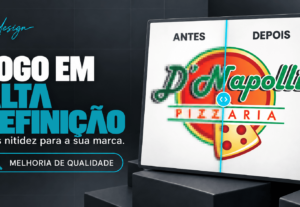 Eu vou aumentar a qualidade da sua logo