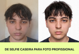 Eu vou Foto de perfil profissional rápida e sem sair de casa