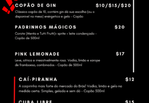 Eu vou o design do seu post/cardápio/currículo e etc
