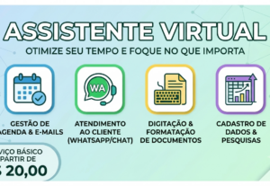 Eu vou Assistente Virtual e Organização