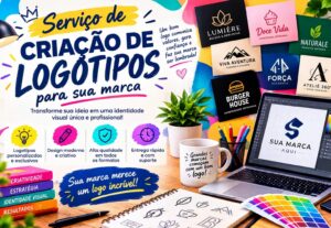 Eu vou criar uma Logo Profissional e Exclusiva para sua marc...