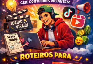 Eu vou eu escrevo roteiros virais para seus reels e tiktoks