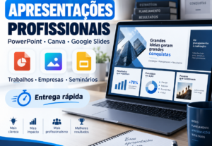 Eu vou criar uma apresentação profissional