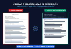 Eu vou criar seu currículo profissional exclusivo