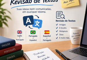 Eu vou traduzir e revisar seus textos